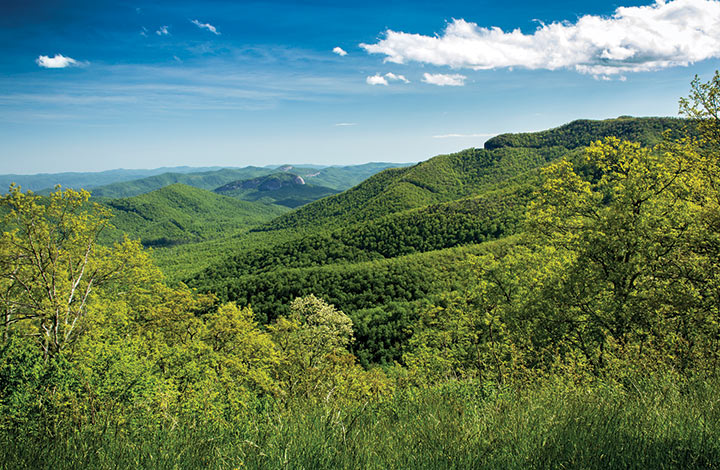 For the biggest mountains east of the Mississippi, Black Mountain is the place.